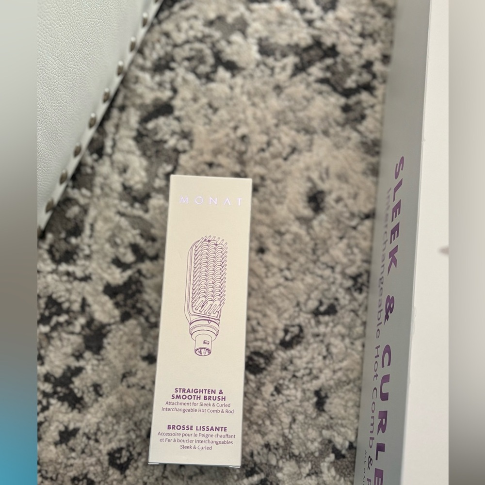 MONAT SLEEK & CURLED INTERCHANGEABLE HOT COMB & ROD STRAIGHTEN & SMOOTH BRUSH - Picture 6 of 11